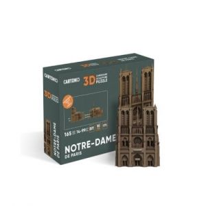 Puzzle 3d Notre Dame De Paris - Cartonic - Naturel -