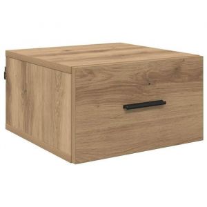 VidaXL Cabinet De Chevet Avec Tiroir Ch&ecirc;ne Artisanal 35 X 35 X 20 Cm