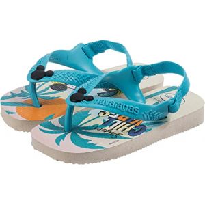 Havaianas Diapositives B&eacute;b&eacute; Disney Classics Ii EU 22 Beige Strawberry / Blue
