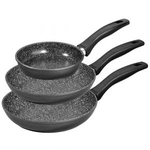 Stoneline Lot de po&ecirc;les, 3 pcs, 16/20/24 cm