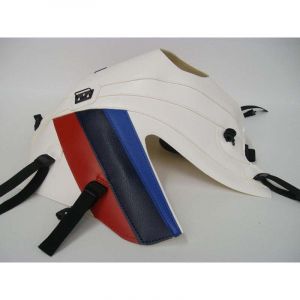 Image de Bagster Tapis de réservoir blanc/deco bleue et rouge (1564K) BMW R1200GS