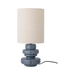 Bloomingville Lampe de table Fabiola en verre Bleu - Couleur Bleu - Taille TS