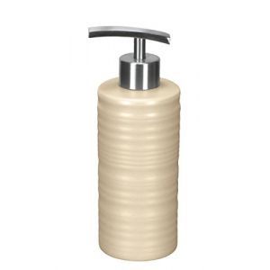 Kleine Wolke 5046202854 Sahara Grand Distributeur de Savon C&eacute;ramique Beige