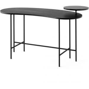 &tradition Bureau Palette JH9 / 2 plateaux noir,marbre noir en métal