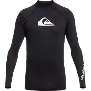 Quiksilver All Time Longsleeve Rashguard Men, noir XXL T-shirts anti-UV & rashguards