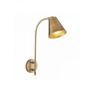 Endon Applique avec liseuse Radha Laiton Laiton antique 1 ampoule 49cm
