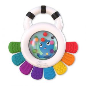 Baby Einstein Hochet et Anneau de Dentition Opus Le Poulpe, sans BPA, Encourage la Vue, l'Ou&iuml;e et Le Toucher, &agrave; Partir de 3 Mois, Multicolore, 1 Unit&eacute;