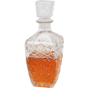 Wadiga Carafe à Whisky en Verre Conique - 900ml