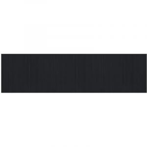 VidaXL Tapis Rectangulaire Noir 80x300 Cm Bambou
