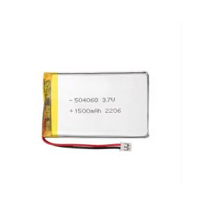 Batterie au lithium 3,7 V 1500 mAh modèle 504060 avec circuit de protection Rechargeable, compatible avec écouteurs Bluetooth et casque TWS, haute durabilité