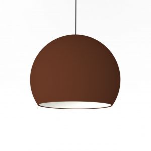 Joe Suspension, 1X E27, max 42W, métal, corten/blanc traffic, D.40cm 40 Corten/blanc - Corten/blanc - Lumicom