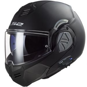 Ls2 Casque modulable Moto ADVANT Noir Mat UCS + Intercom 4X, M