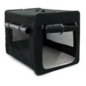 Cage de transport pliable 76 cm caisse chien chat box boite voiture 16_0002222