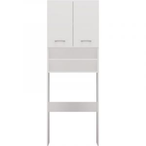 Meuble pour machine &agrave; laver Pola dk, blanc