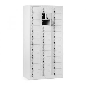 Coffre-fort OLIVER, 900 x 1850 x 450 mm, gris - grau