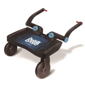 Lascal BuggyBoard Mini, Plateforme poussette universelle compatible avec presque tous landaus et poussettes, Accessoire poussette pour enfants de 2 à 6 ans