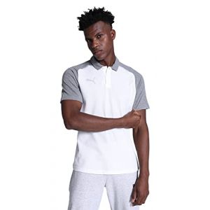 Puma Polo Teamcup Casuals Homme, Blanc, S