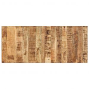 VidaXL Dessus de table 140x60x(2,5-2,7) cm Bois de manguier brut