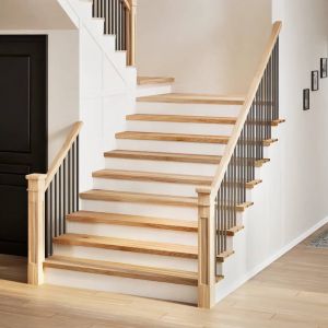 VidaXL Marches D'escalier 4pcs Non Traité 120x25x2cm Bois Chêne Massif