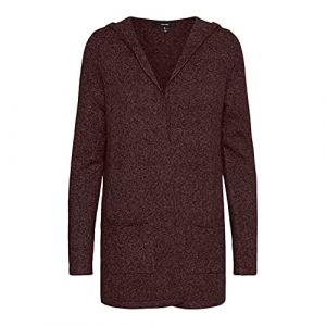 Vero Moda Cardigan À Capuche Taille : Femme Bordeaux Xs