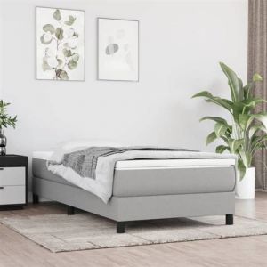 VidaXL Matelas &agrave; ressorts ensach&eacute;s pour enfants 80x160 cm tissu, meuble de chambre &agrave; coucher, matelas &agrave; ressorts, matelas de lit avec housse de fermeture &eacute;clair