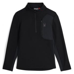 Spyder Mens Bandit 1/2 Zip Black XL Pull