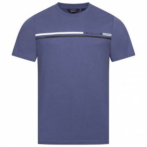 Ben Sherman Seasonal Stripe Hommes T-shirt 1012607N-RIVIERABLUE
