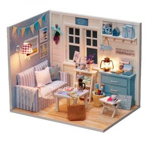 Dam Salon sol frais. Maquette 3d, r&eacute;aliste avec beaucoup de d&eacute;tails et lumi&egrave;res led.