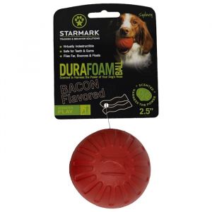 Starmark Cane Gioco Palla Durafoam Bacon Ball Tg. "M"