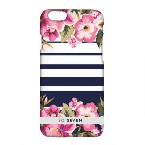 Image de So seven Coque ROMANTIC Flower & Rayure iPhone 6/6S