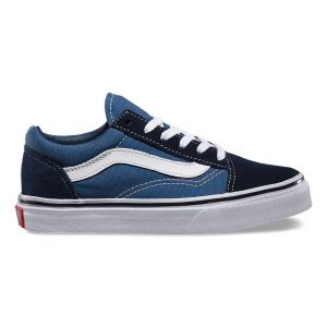 Vans Old Skool, Baskets Basses Garçon Mixte Enfant, Bleu, 30 EU