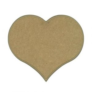 Dessous de plat en bois MDF - Coeur - Gomille