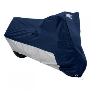 Nelson-Rigg Housse de Protection pour Moto Deluxe, Protection Contre Les intempéries, Les UV, avec aération, Bouclier Thermique, Pare-Brise, Sac de Compression avec œillets