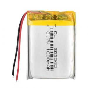 YUNIQUE France 1 pièce Batterie Lipo Rechargeable 803040 (3.7v, 1000mAh Lipo) pour Haut-Parleur, Bluetooth, GPS, PDA, tachygraphe, Jouets