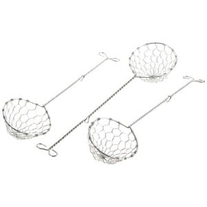 Metaltex 256015010 - 3 &eacute;cumoires pour service &agrave; fondue