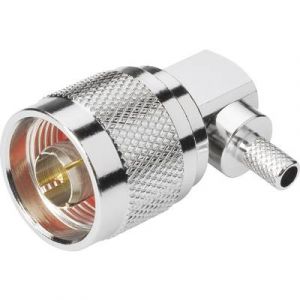 Bkl electronic Connecteur N M&acirc;le coud&eacute; 0404003 &agrave; souder 50 1 pc(s)