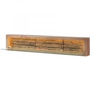 &Eacute;tag&egrave;re murale 145x30 Acacia laqu&eacute; Bois naturel BARK N&deg; 105
