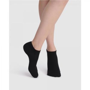 DIM Lot de 2 paires de socquettes noires