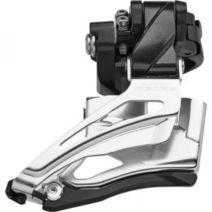 Shimano Deore MTB FD-M6025 D&eacute;railleur avant 2x10 vitesses collier Down Swing haut, black 66-69&deg; D&eacute;railleurs avant VTT