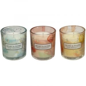 Kontiki Coffret cadeau 3 bougies Votives Heart and Home