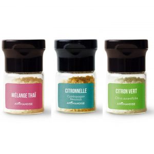 Aromandise Cusine asiatique - cristaux huiles essentielles - 3 x 10 G