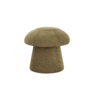 Hellin Pouf rond en tissu avec rangement D45 - chups