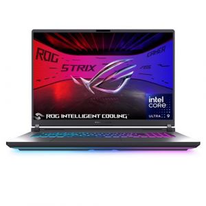 Asus Gaming ROG Strix Scar G18 90NR0LK1-M005L0 18" 240Hz Intel Core Ultra 9 32 Go RAM 1 To SSD NVIDIA GeForce RTX 5070 Noir