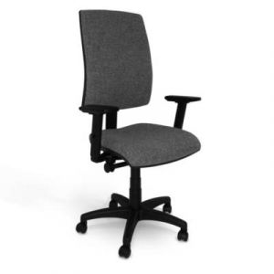 Fauteuil de bureau ART PROG Alexandre II Gris Roulettes pour sol dur