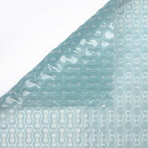 Bâche à Bulles pour Piscine Enterrée et Hors-Sol - Fabrication Française - Direct Usine - 12 x 6 m - 500 microns - Sol+Guard - Bordée 4 côtés
