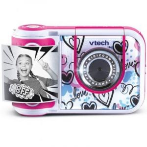 Vtech Appareil Photo Instantané Kidizoom Print Cam 5 MP Imprimante sans Encre Rosa