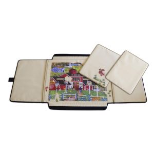 Master pieces Table de puzzle : tapis en tissu pliable