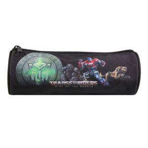 Bagtrotter trousse scolaire ronde transformers noir