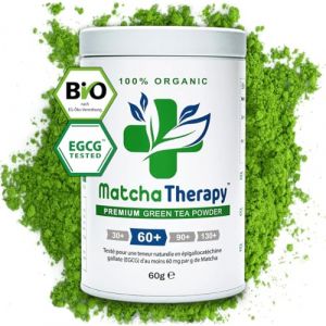 MatchaTherapy 60+ | BIO Matcha Gr&uuml;ntee aus Japan | Laborgepr&uuml;ft: min. 60mg/g EGCG Antioxidantien