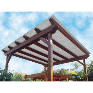 Brise vue Multipaille gris 300 x 90 cm